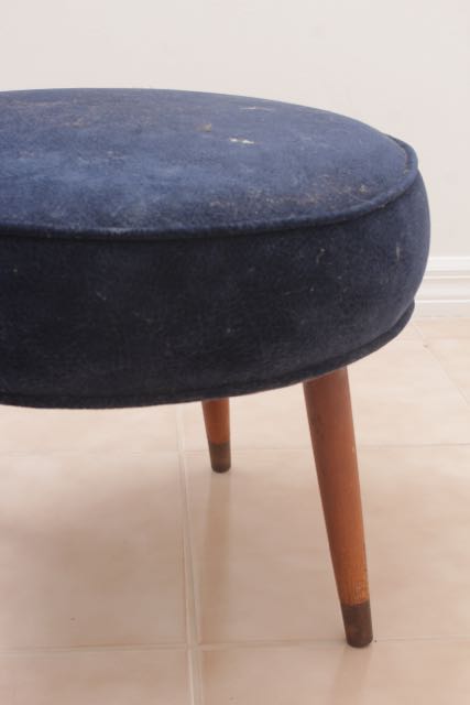 Blue Foot Stool