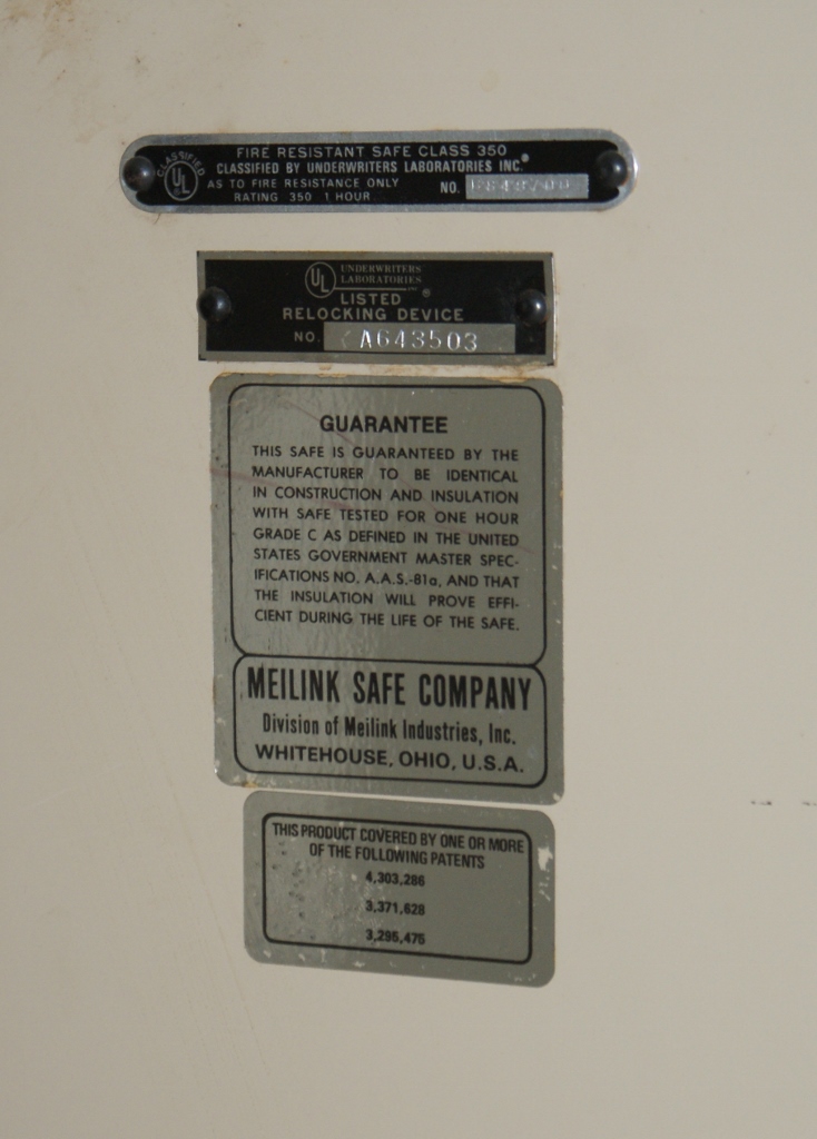 Vintage Meilink Wall Safe