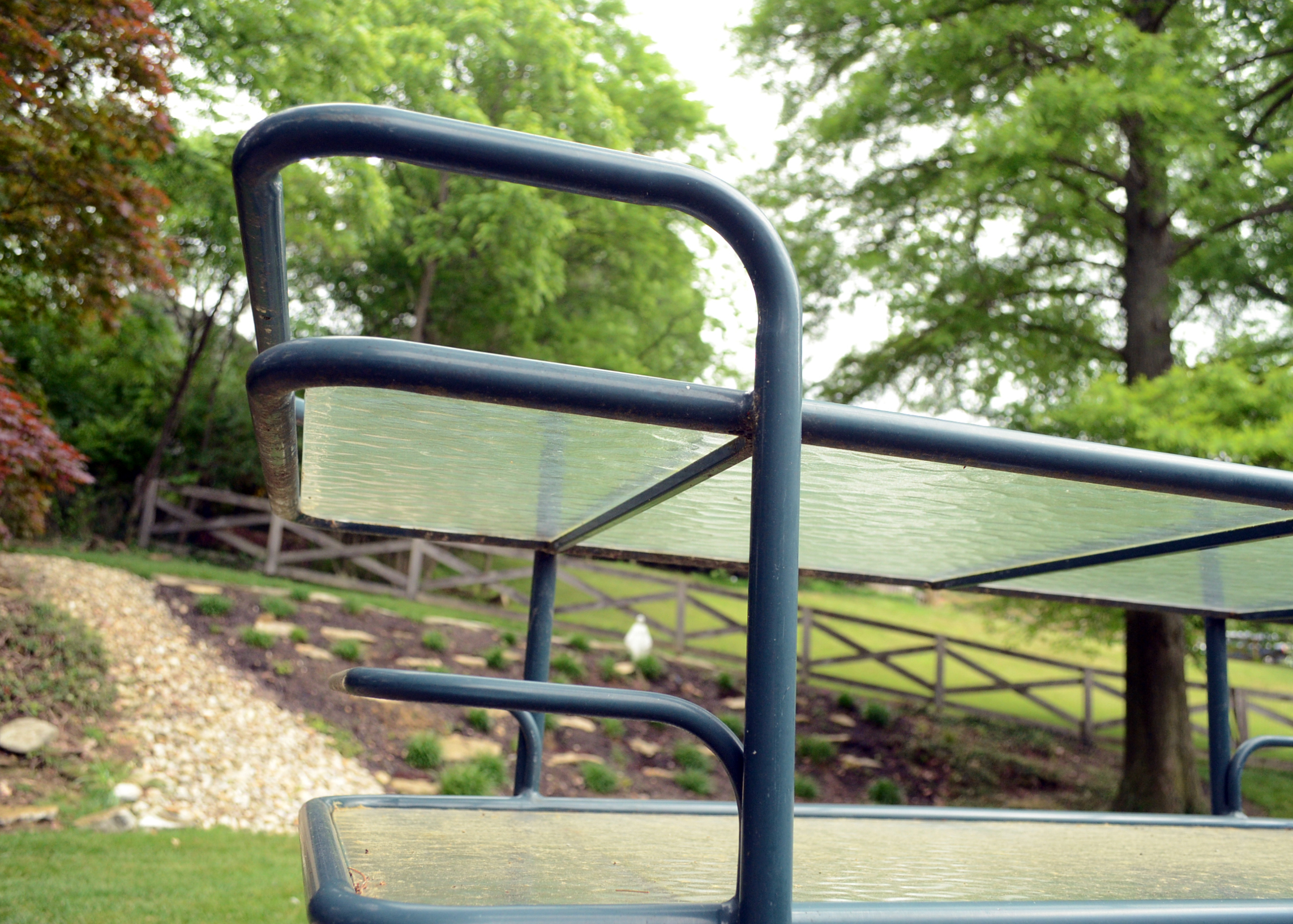 Vintage Brown Jordan Outdoor Serving Cart