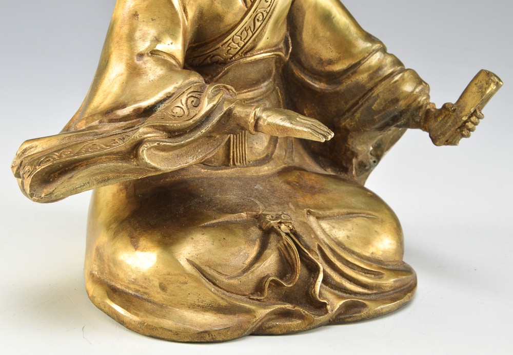 Gilt Bronze Figure of Japanese Woman