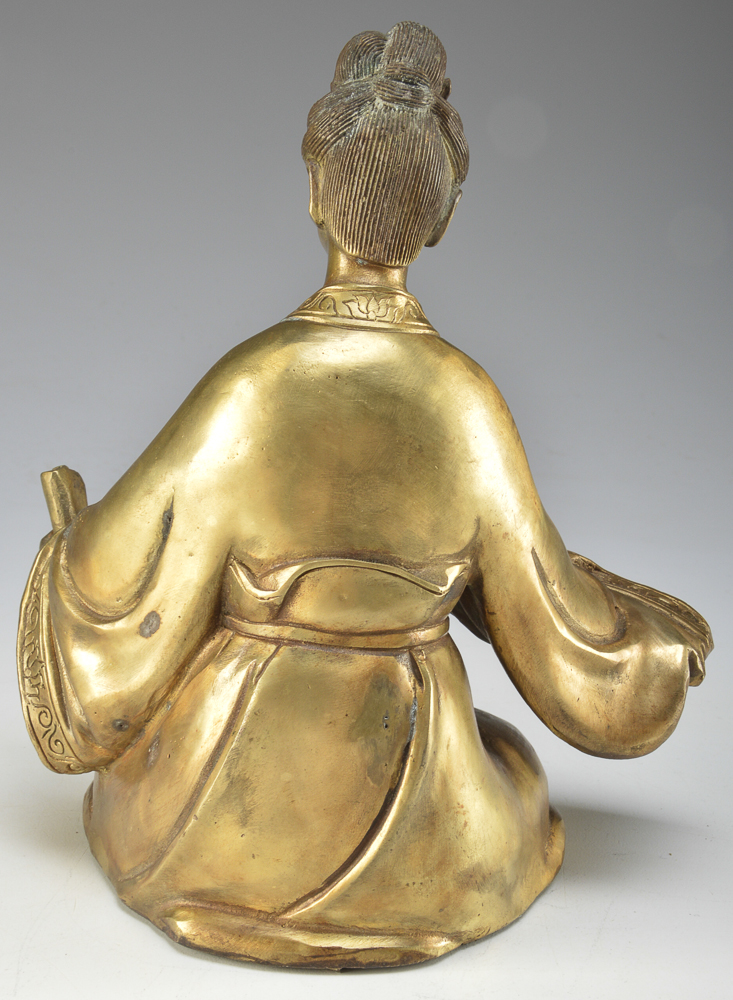 Gilt Bronze Figure of Japanese Woman