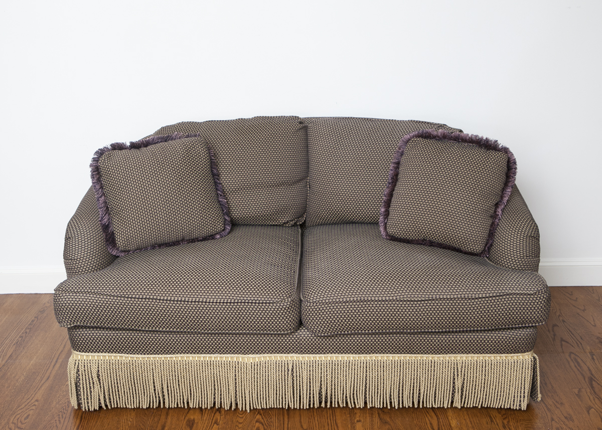 Purple Cabriole Sofa
