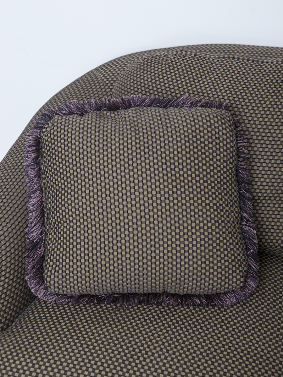 Purple Cabriole Sofa