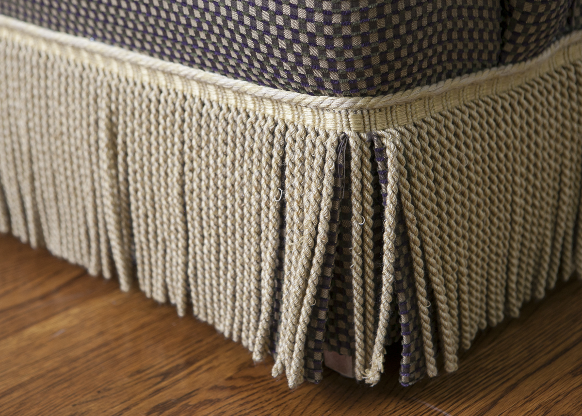 Purple Cabriole Sofa