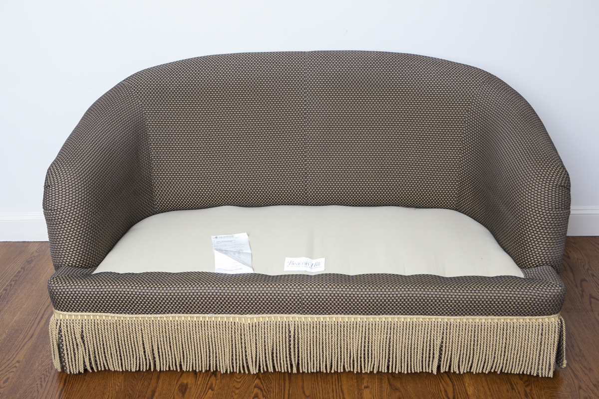 Purple Cabriole Sofa