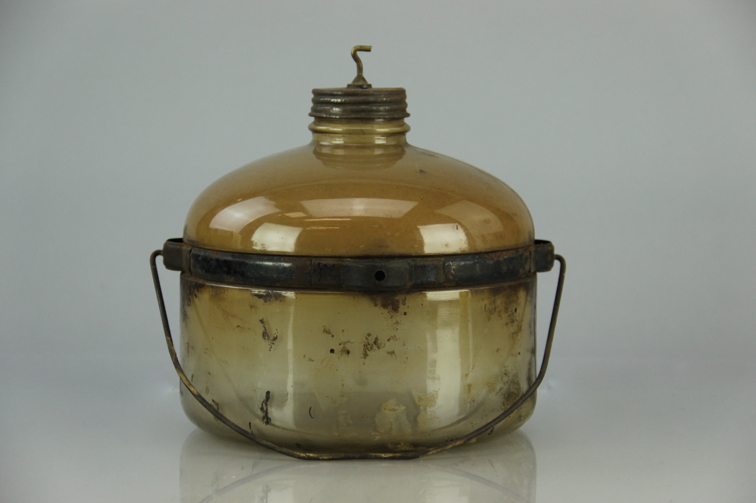 Vintage Kerosene Glass Refill Jar