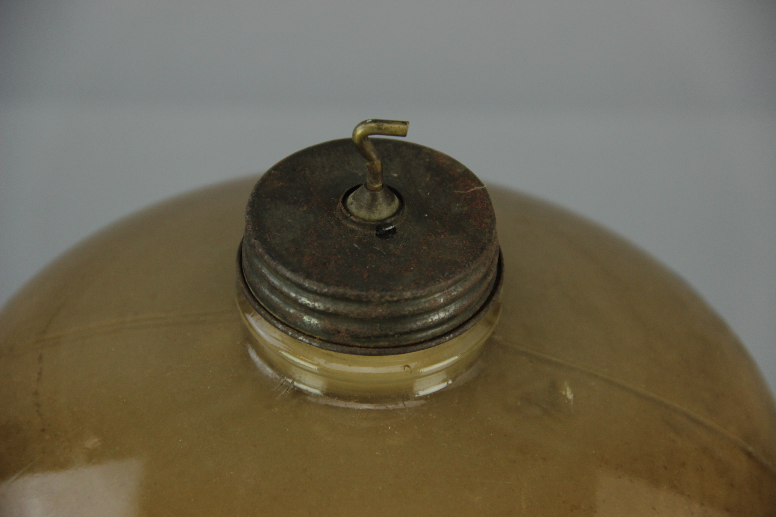 Vintage Kerosene Glass Refill Jar