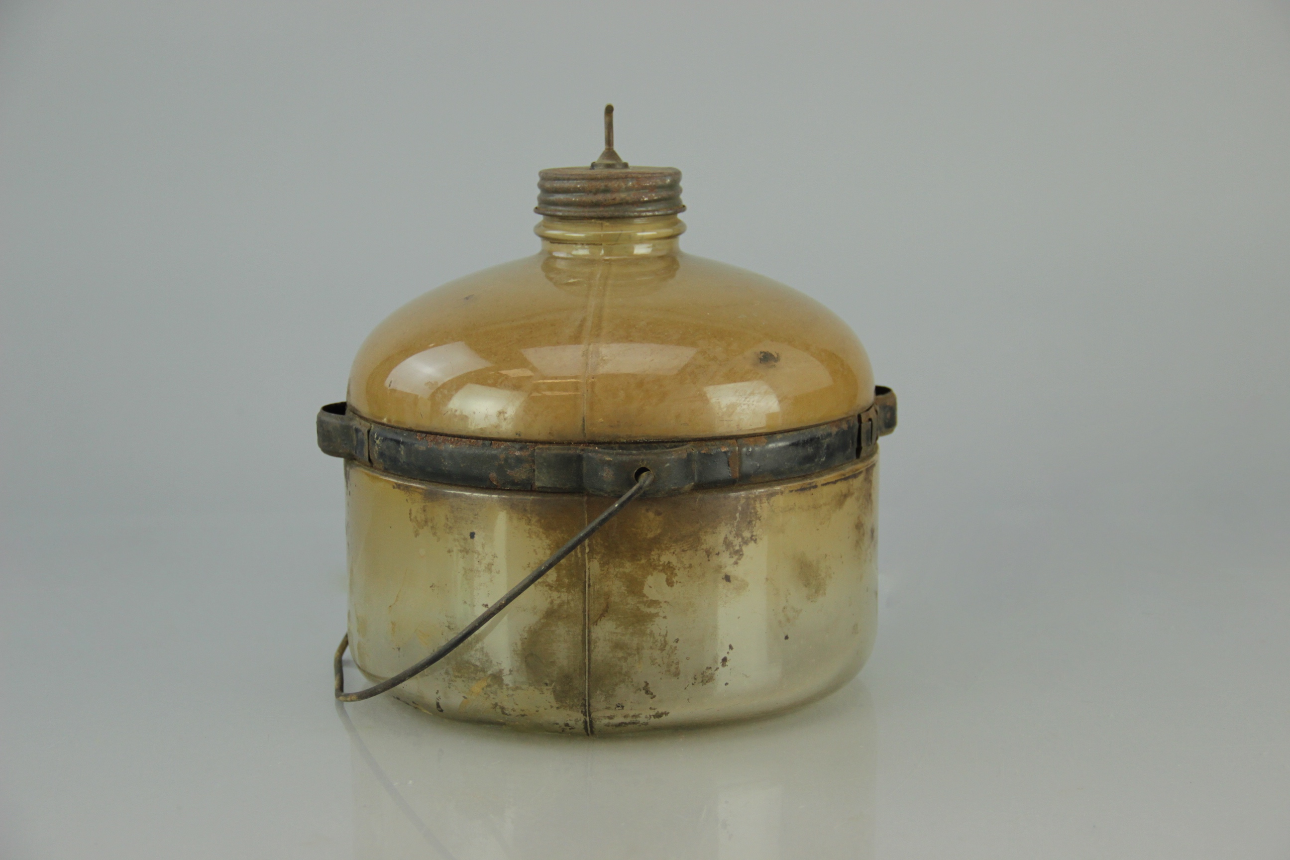 Vintage Kerosene Glass Refill Jar