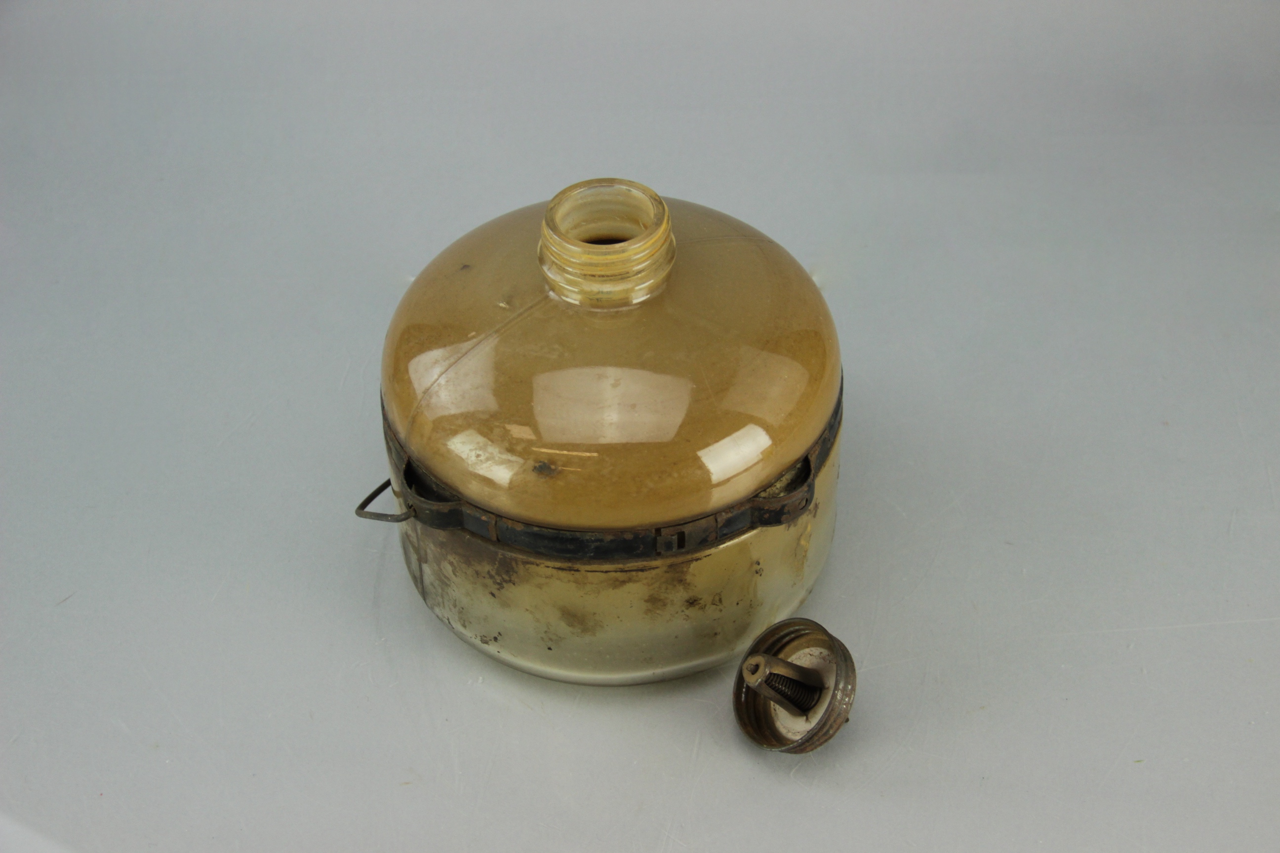 Vintage Kerosene Glass Refill Jar