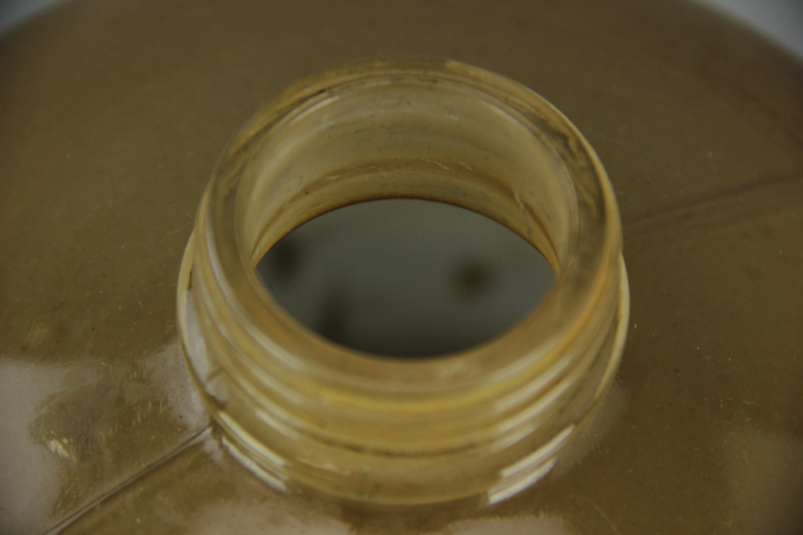 Vintage Kerosene Glass Refill Jar