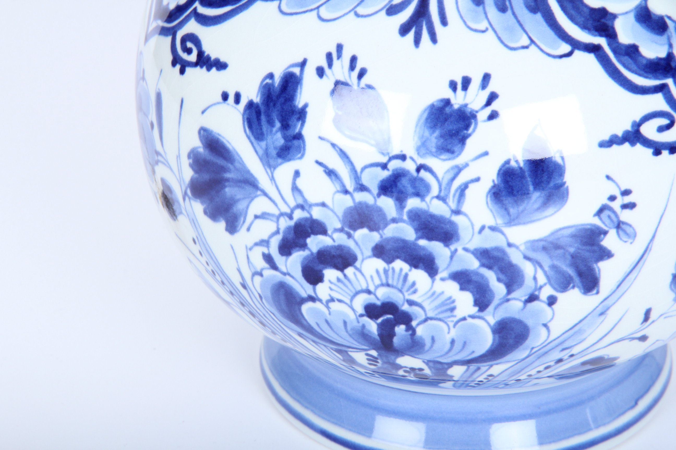 Vintage Delft Pottery Carafe and Mugs