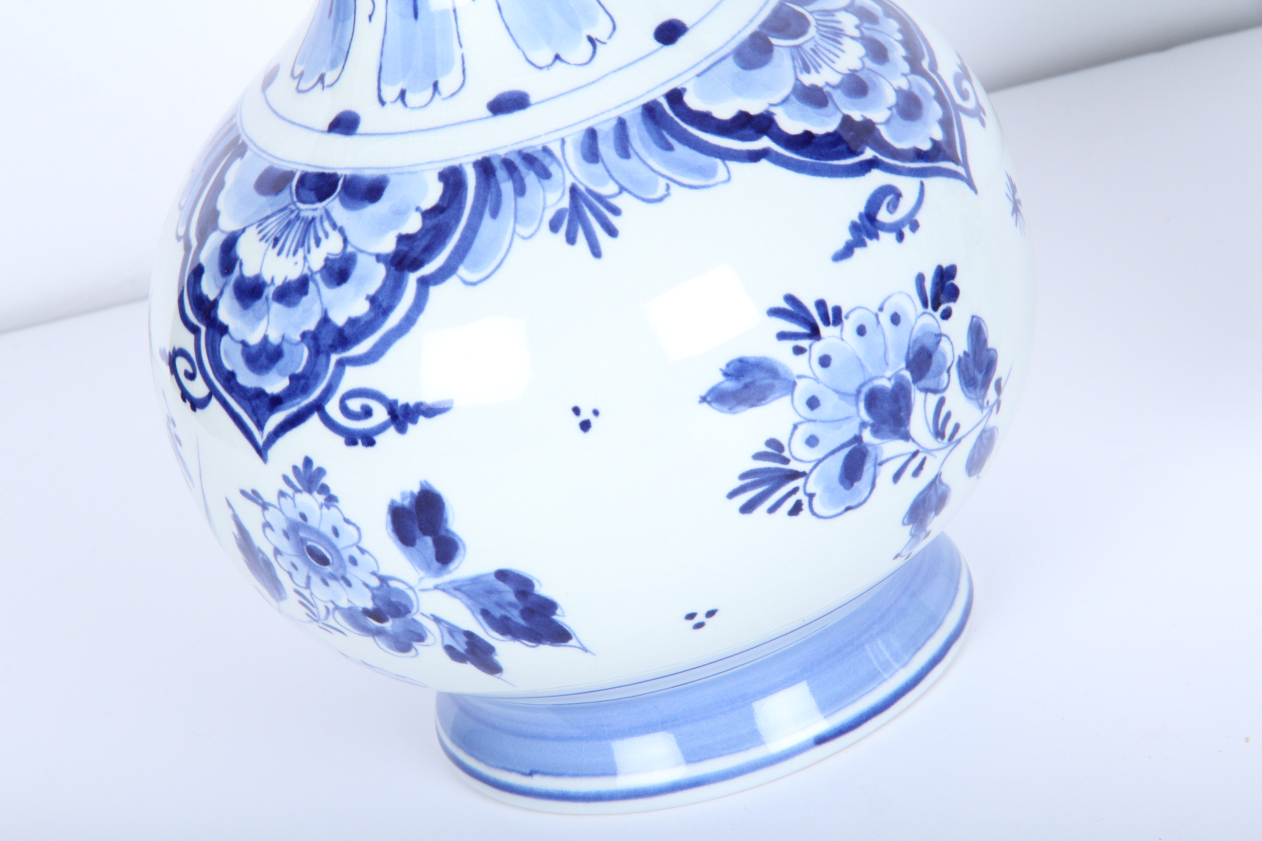 Vintage Delft Pottery Carafe and Mugs