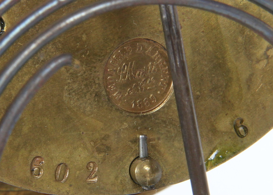 Antique French Enameled Pendulum Clock