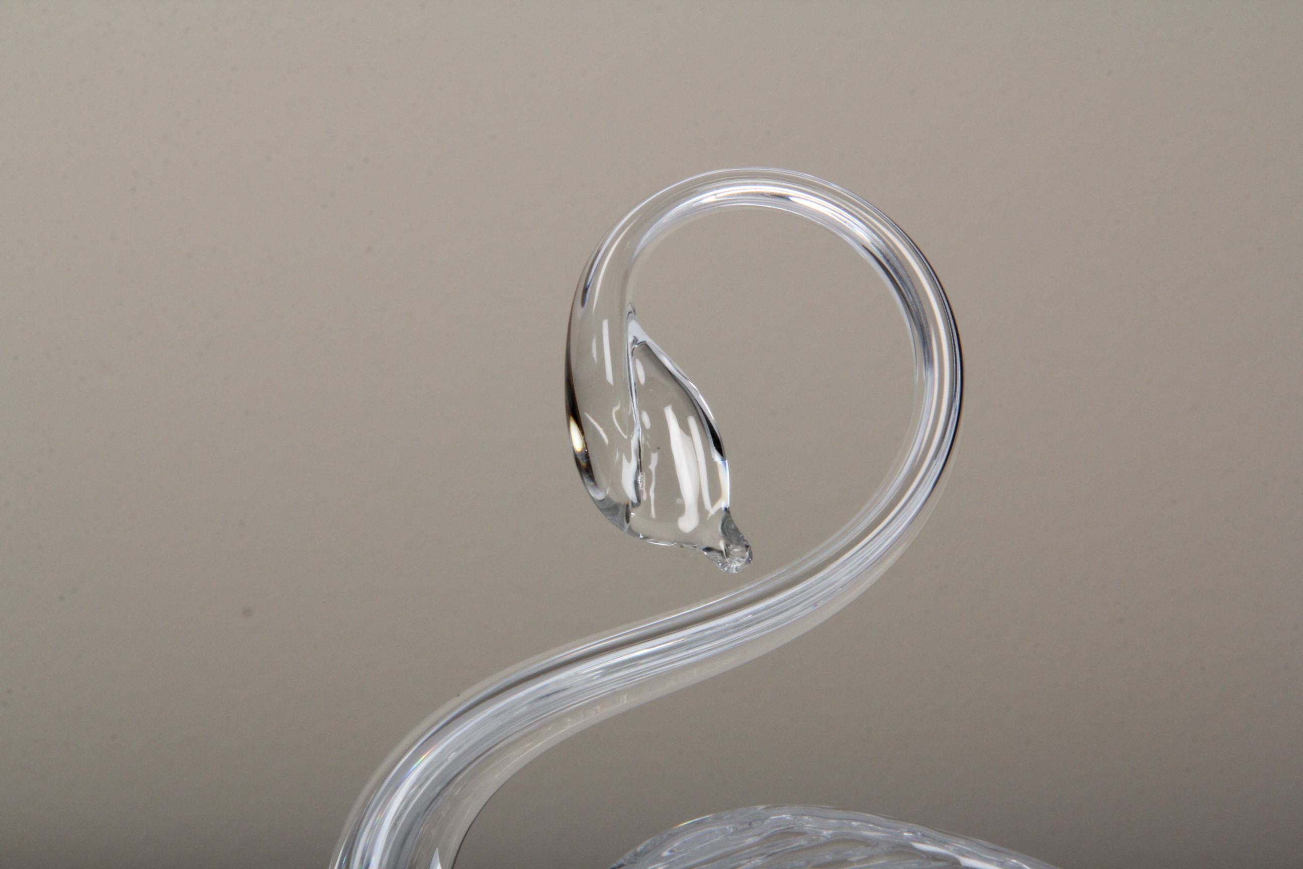 Edinburgh Crystal Swan Figurine