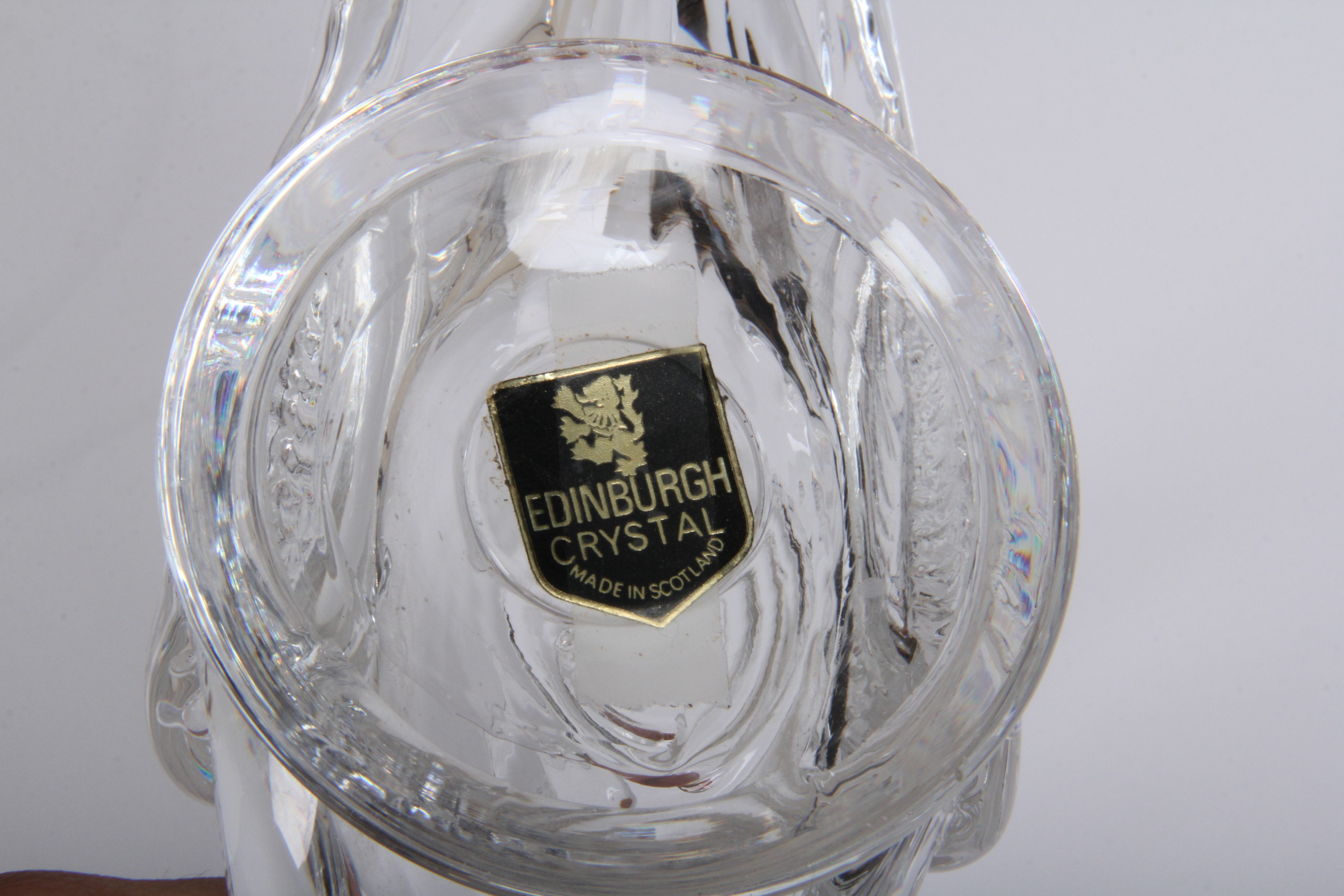 Edinburgh Crystal Swan Figurine