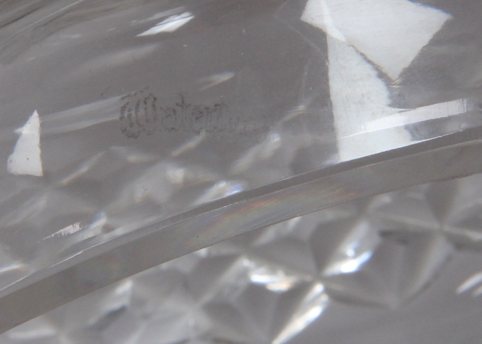 Sparkling Waterford Crystal "Alana" Electrified Hurricane Lamp