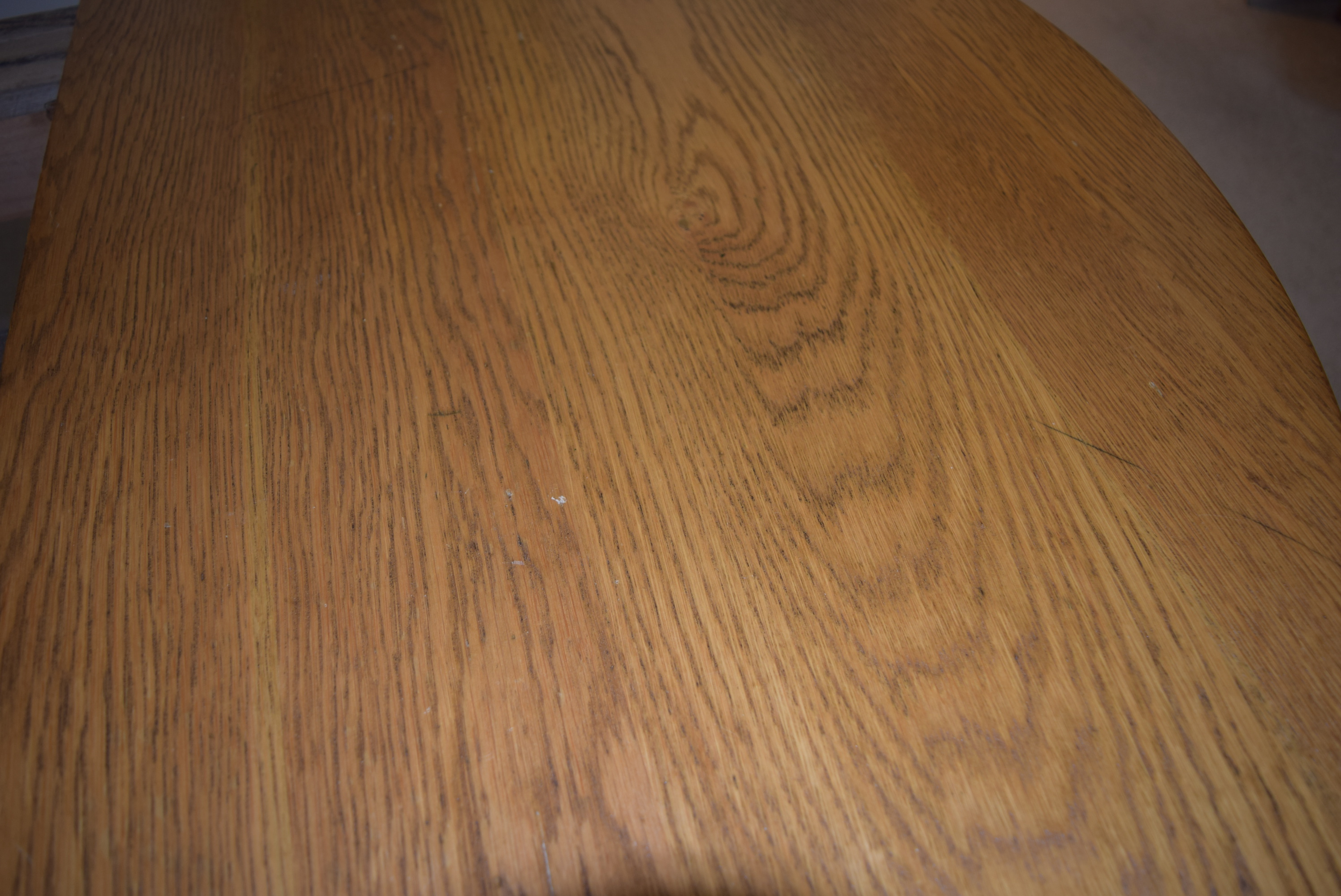 Oak Antique Claw Foot Dining Table with Eight Leaves