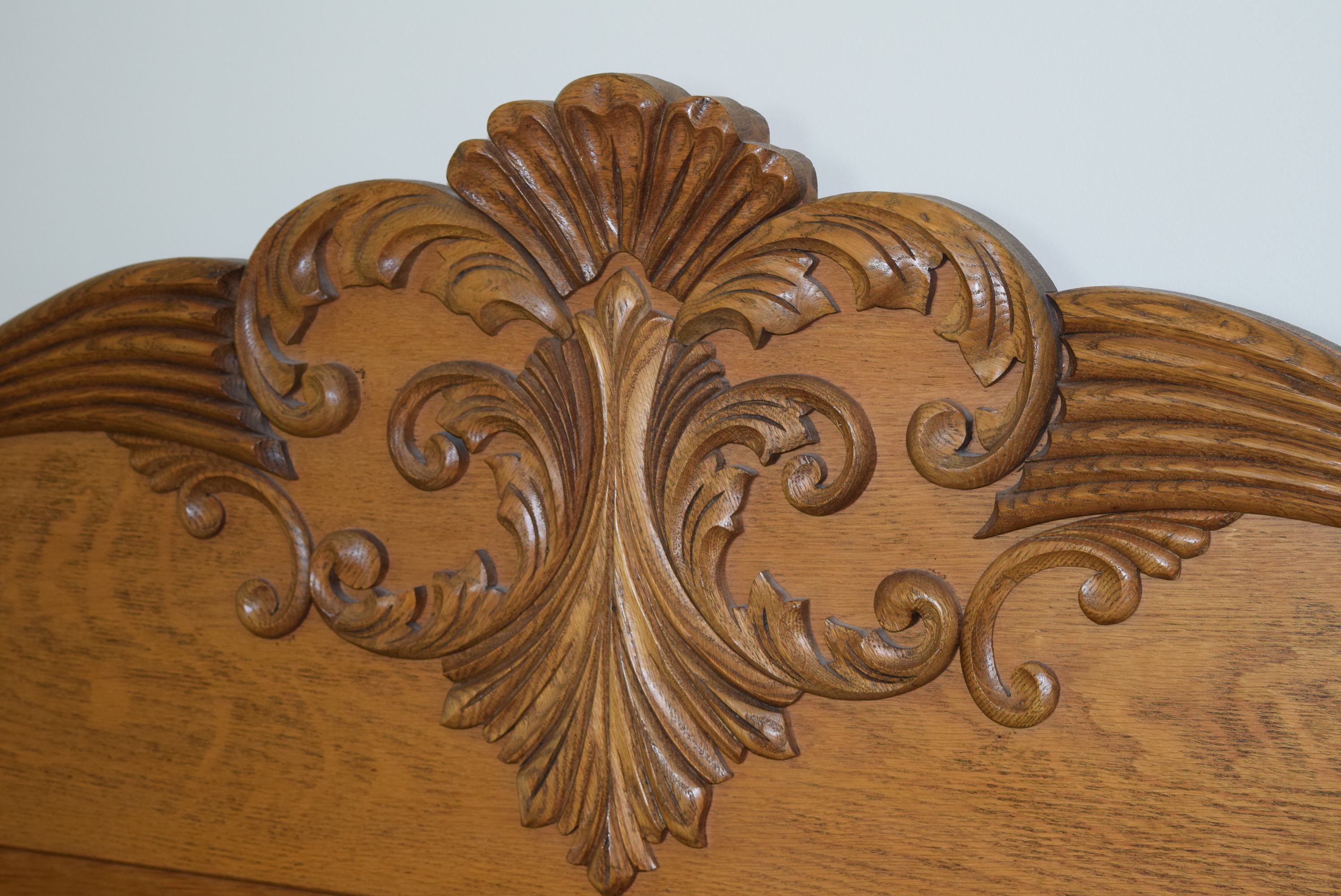 Antique Oak Full or Queen Bed