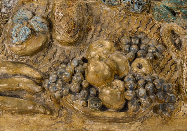 High Relief Plaster Wall Hanging Sculpture