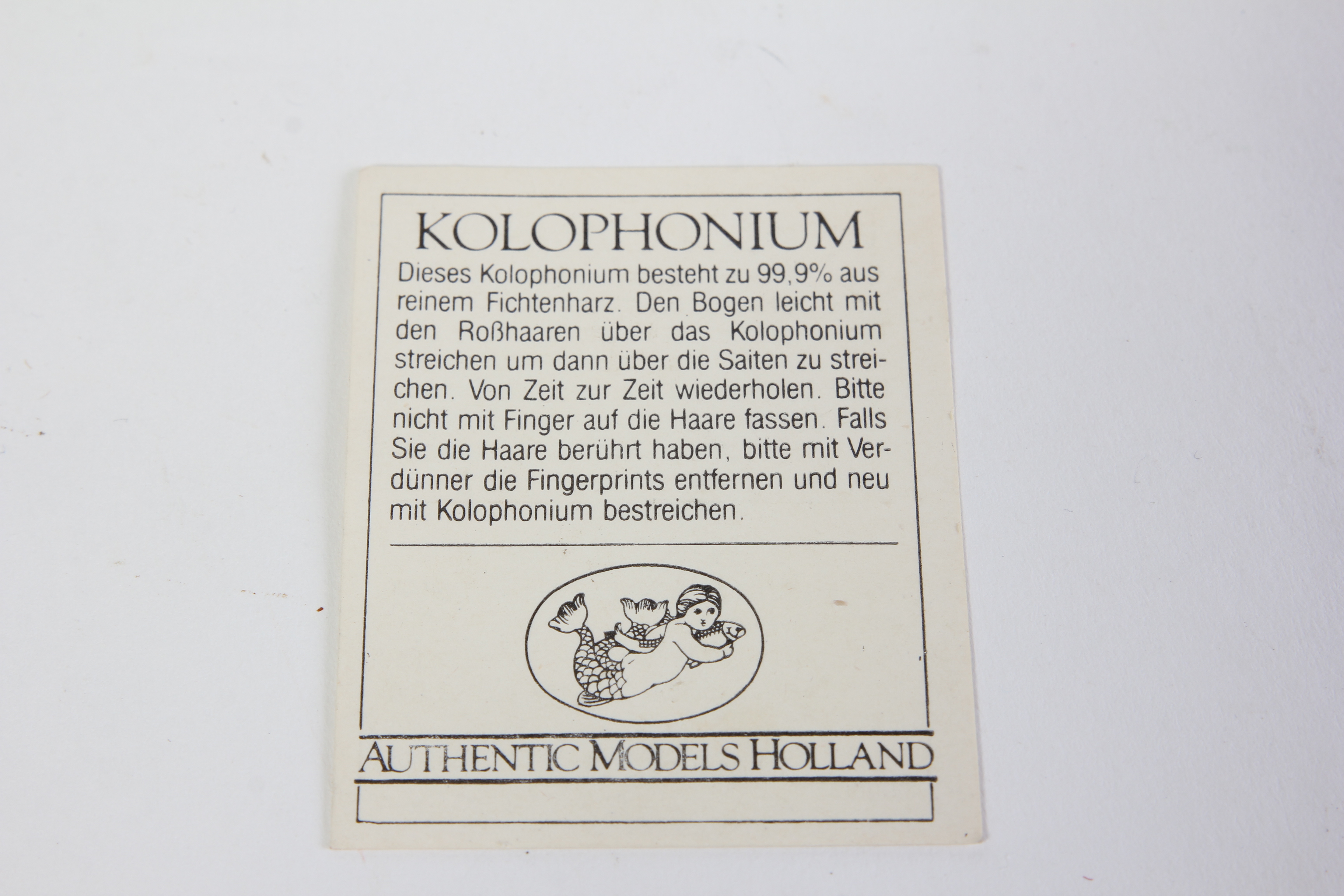 Kolophonium Miniature Decorative Violin