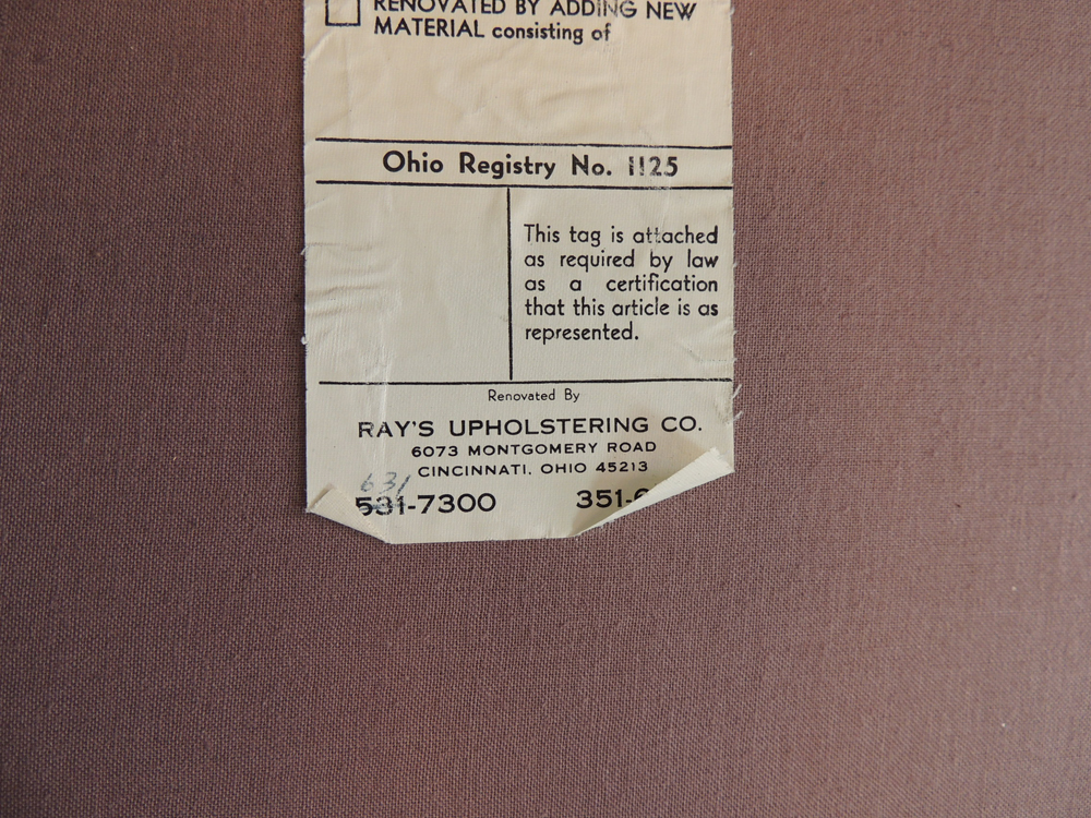 Tropical Blue Patterned Sofa