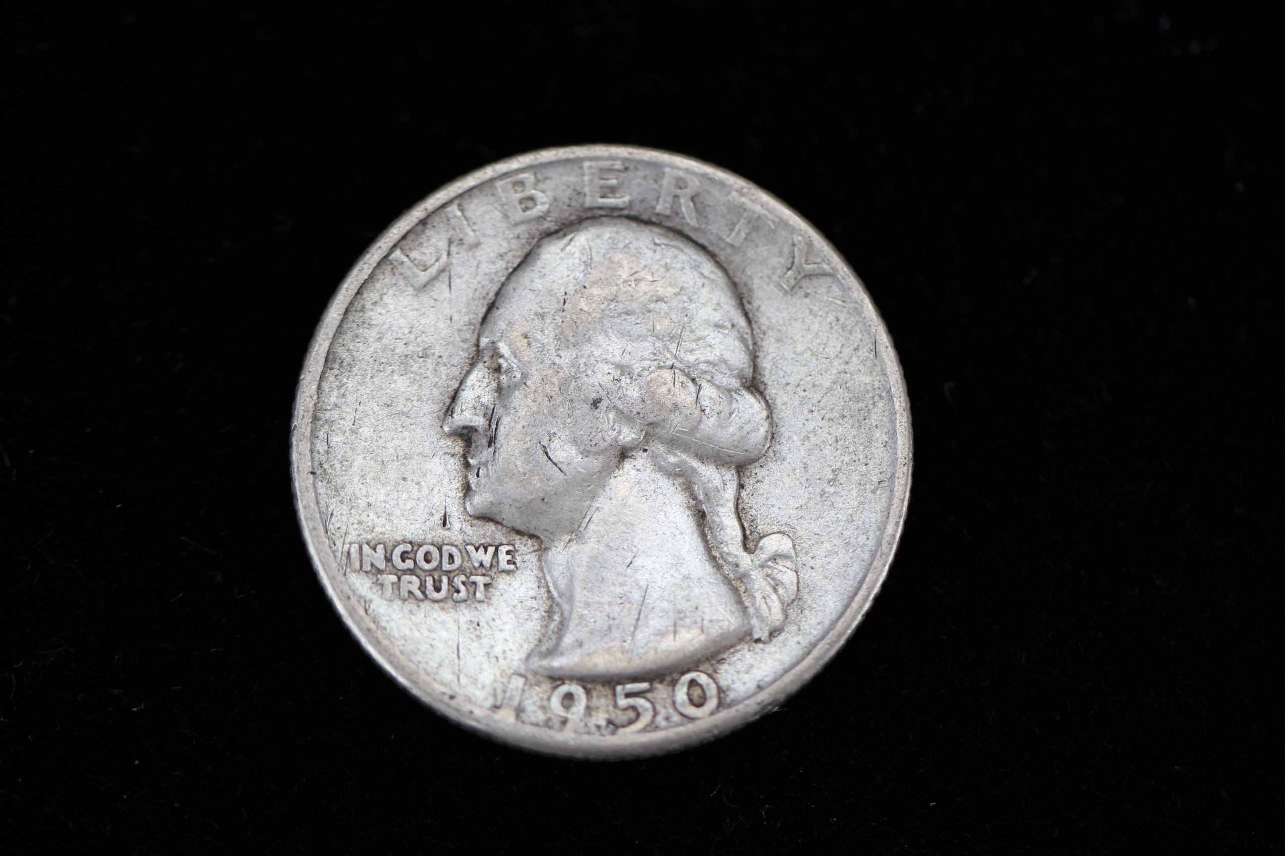 Vintage Silver Quarters from 1950s