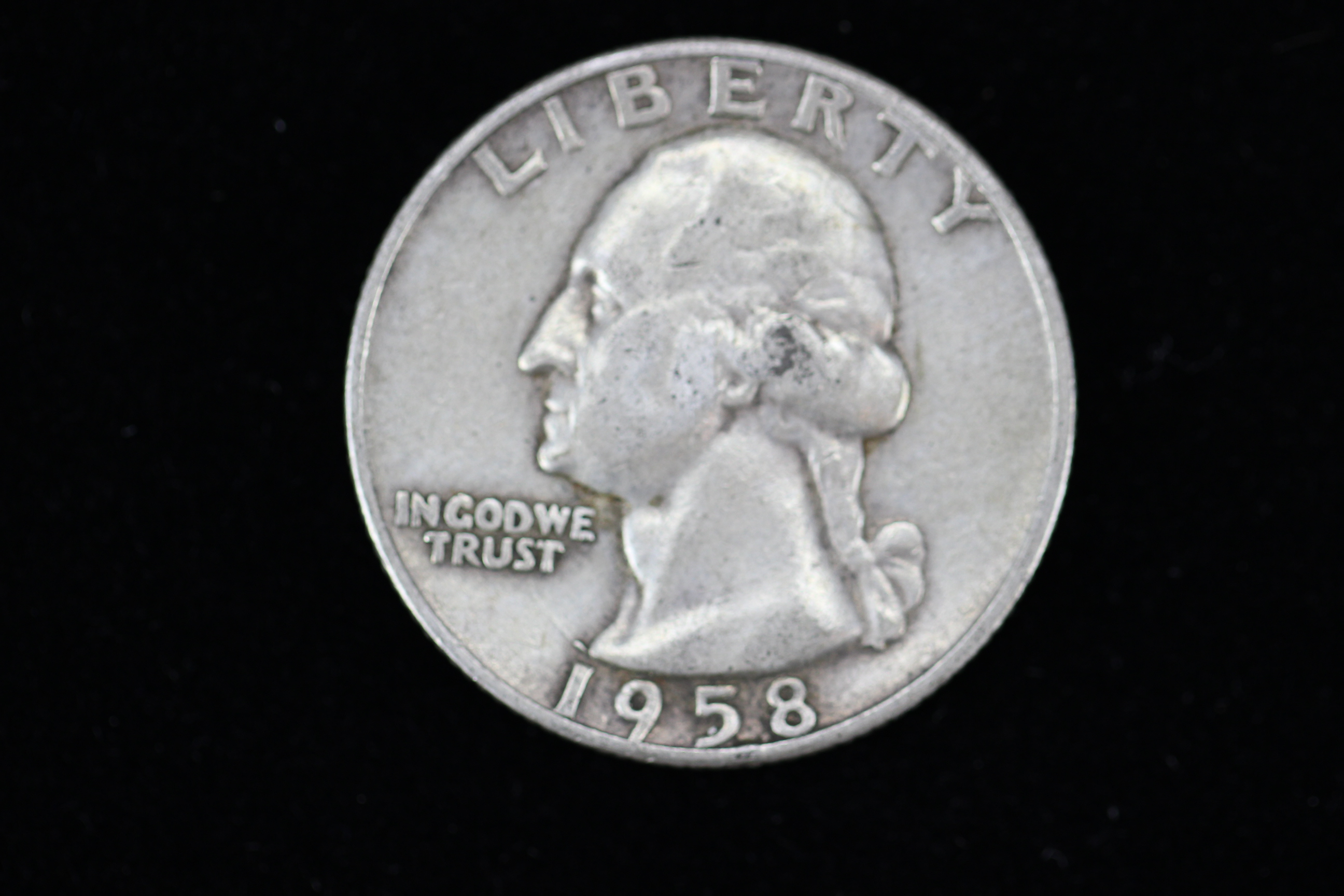 Vintage Silver Quarters from 1950s