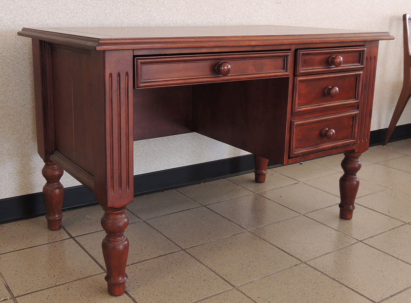 Ballard Designs Wooden Computer Desk with Hutch