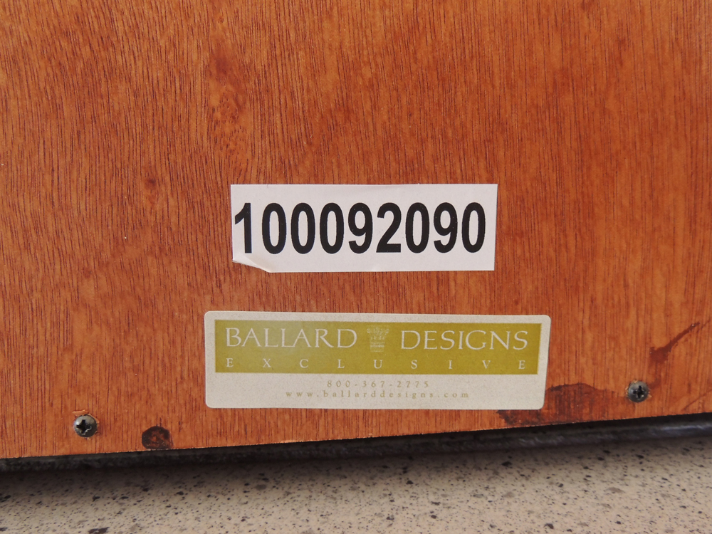 Ballard Designs Wooden Computer Desk with Hutch