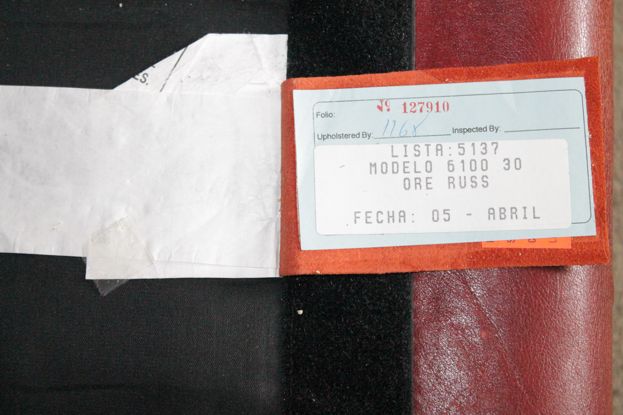 Overstuffed Leather Sofa