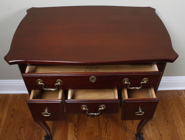 Link-Taylor Mahogany Chippendale Style Nightstand