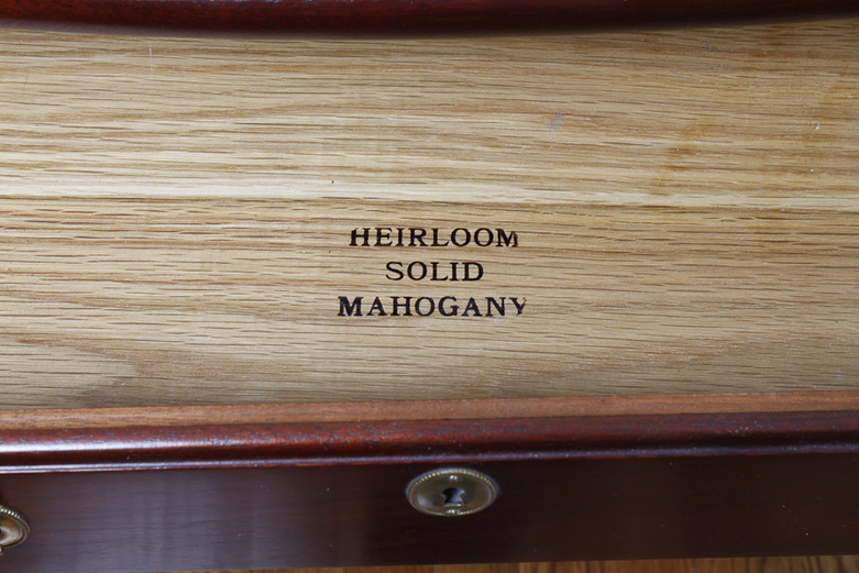 Link-Taylor Mahogany Chippendale Style Nightstand