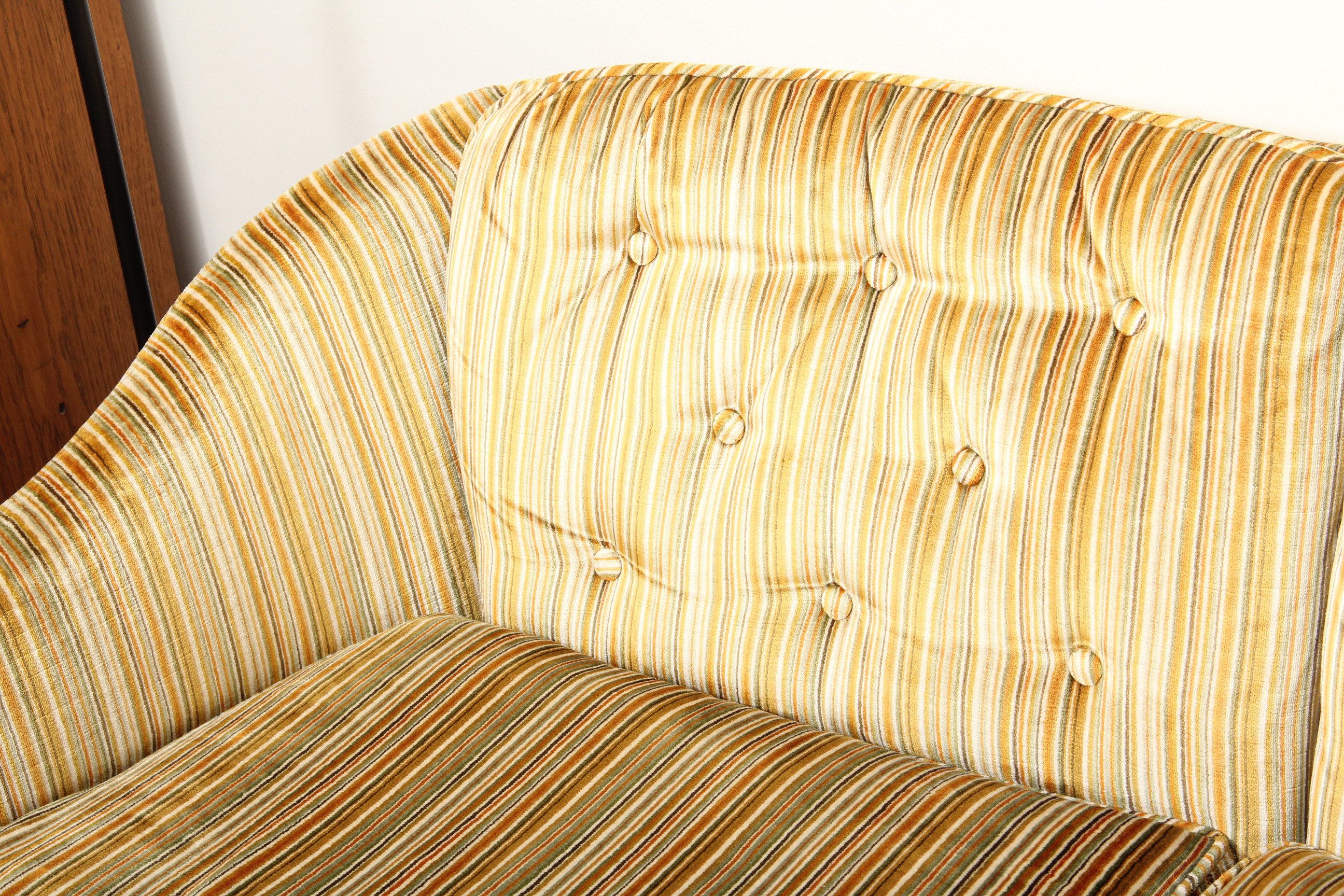 Plush Upholstered Sofa and Loveseat