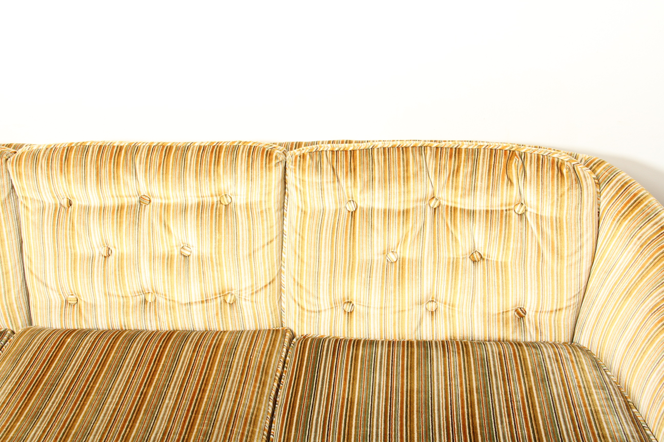 Plush Upholstered Sofa and Loveseat