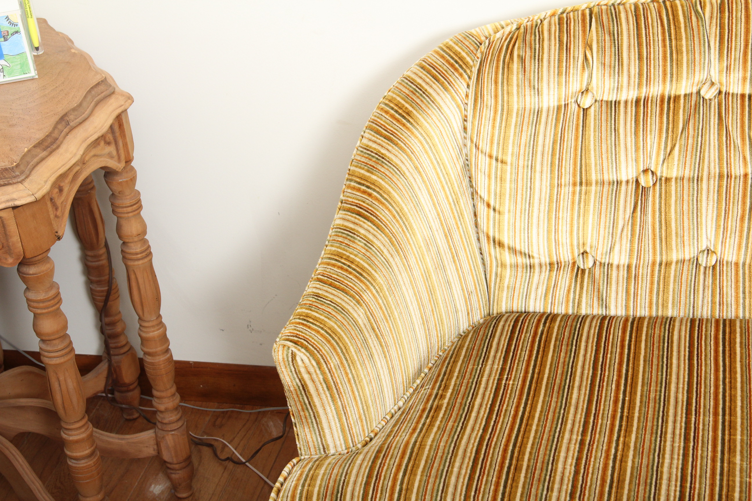 Plush Upholstered Sofa and Loveseat