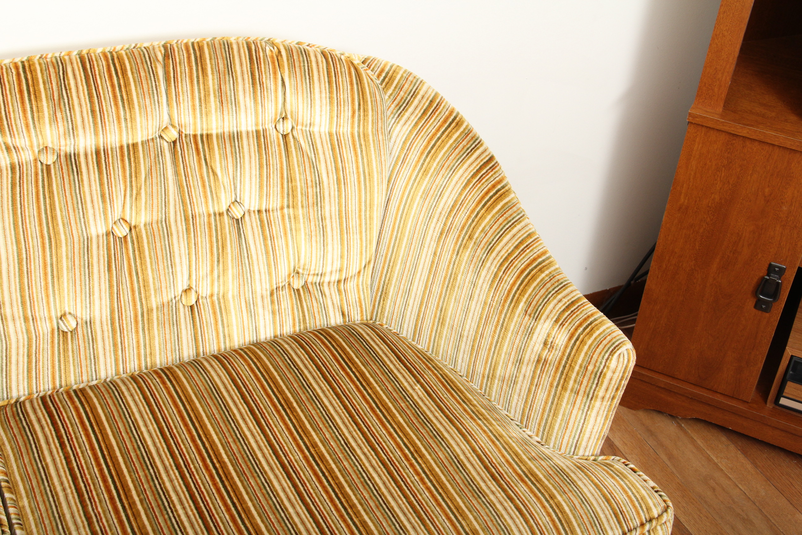 Plush Upholstered Sofa and Loveseat