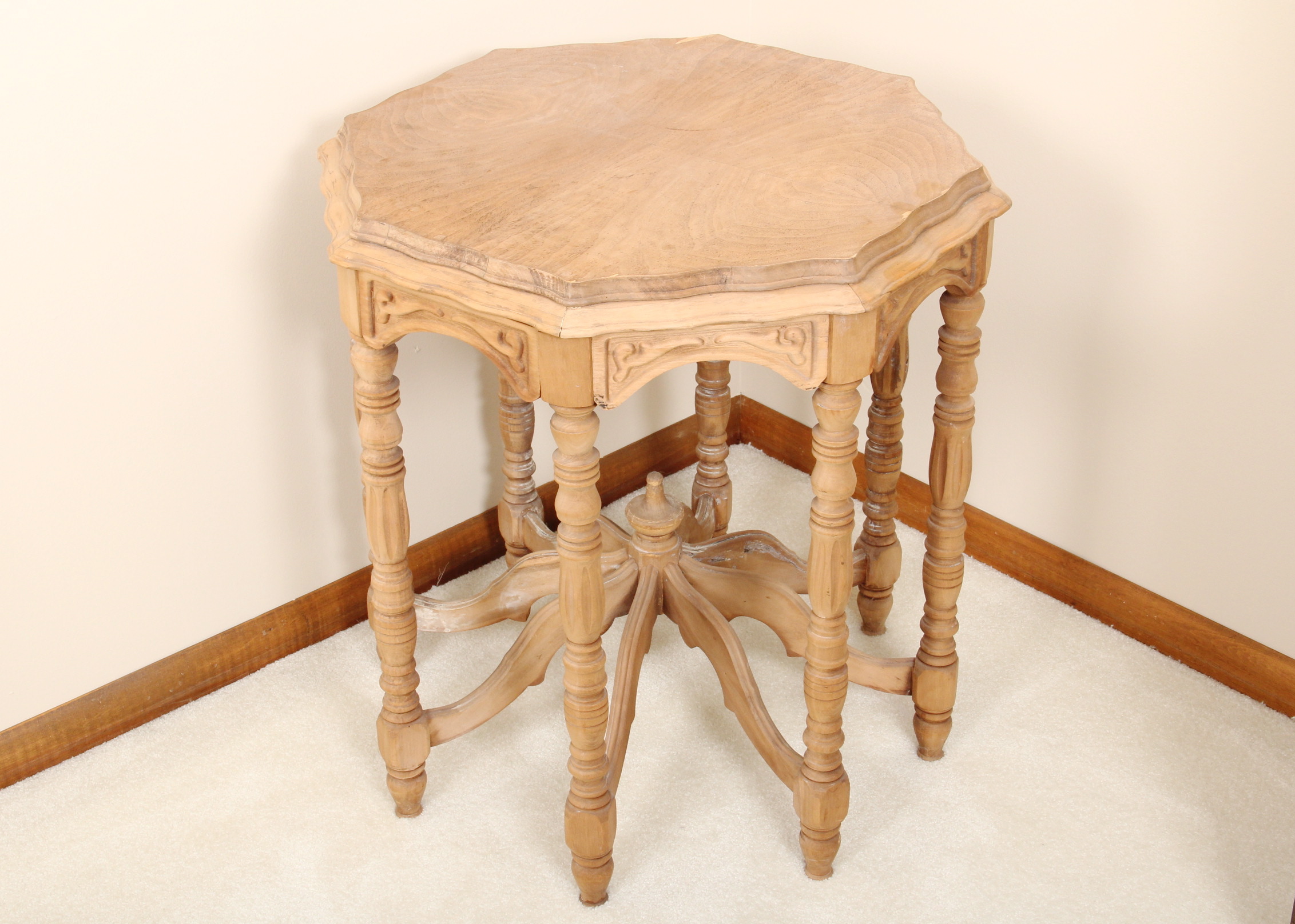 Jacobean Octagonal Parlor Table