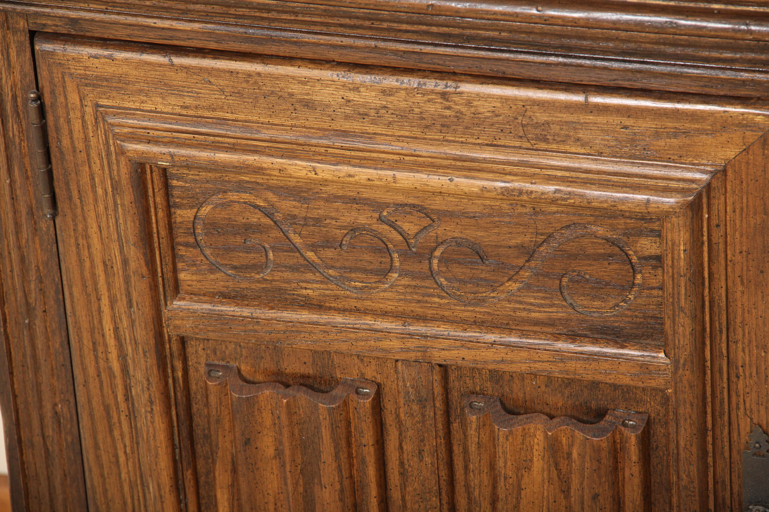 Pair of Oak China Cabinets