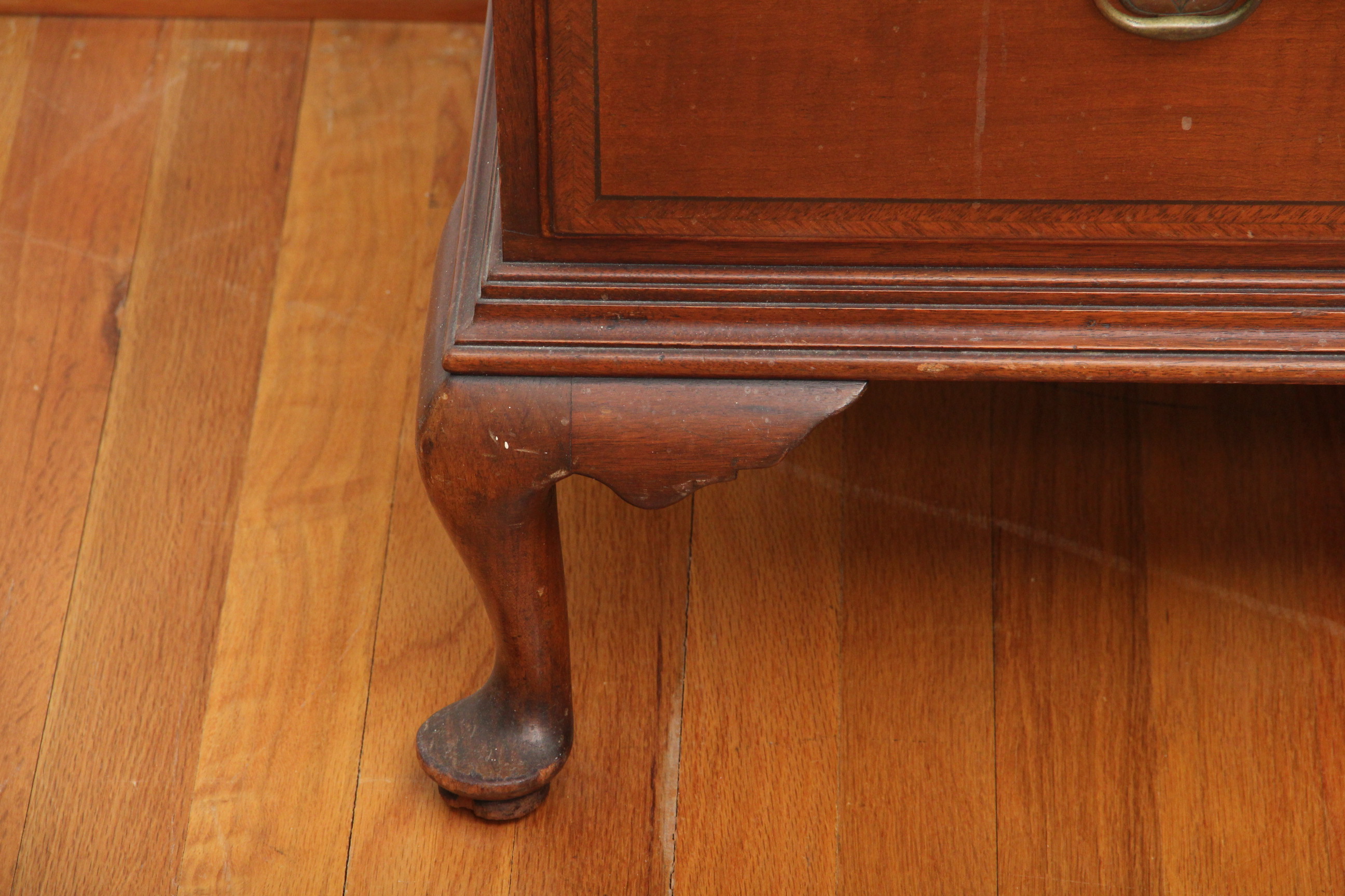 Three-Drawer Dresser with Inlay