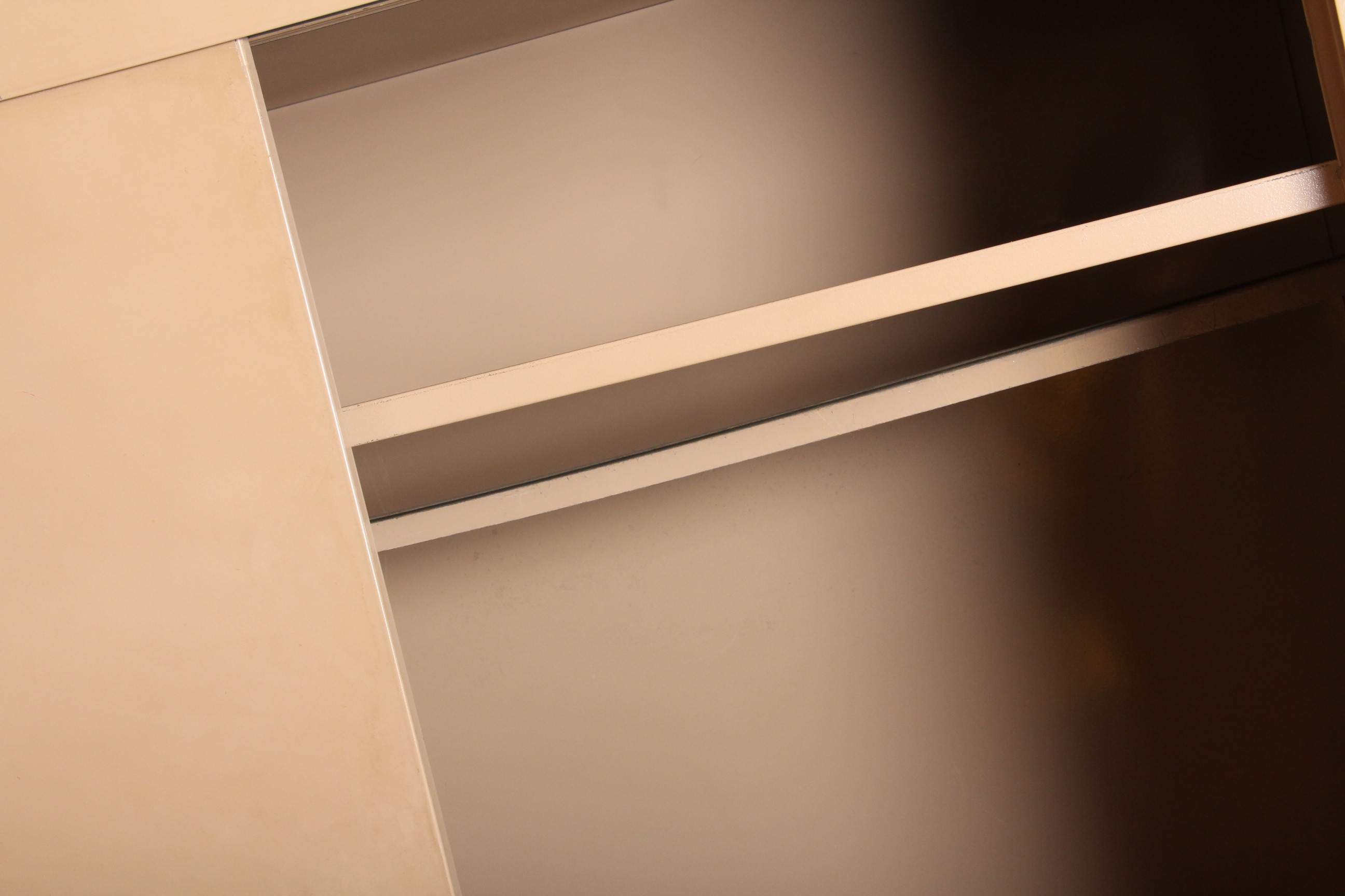 Metal Wardrobe with Sliding Doors