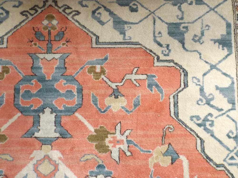 Older Karastan "Williamsburg Collection" Turkish Bergama Wool Rug