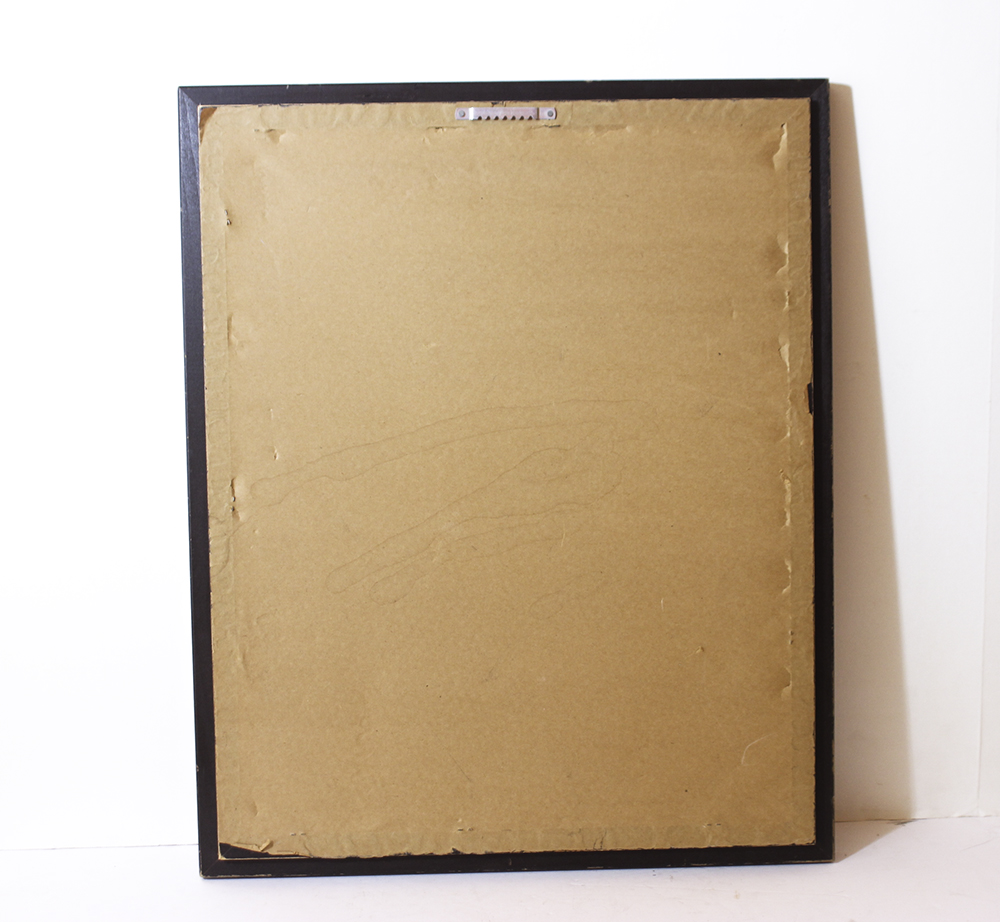 Framed Jacques Deperthes Signed Offset Lithograph