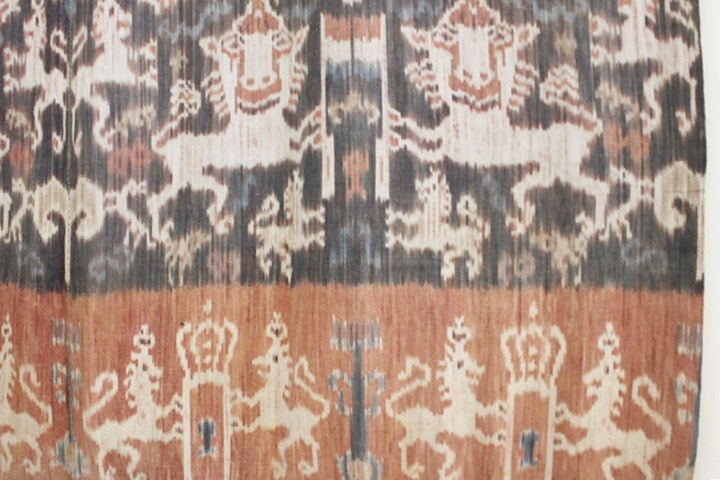 Large Indonesian Batik Wall Hanging, Circa 1800s