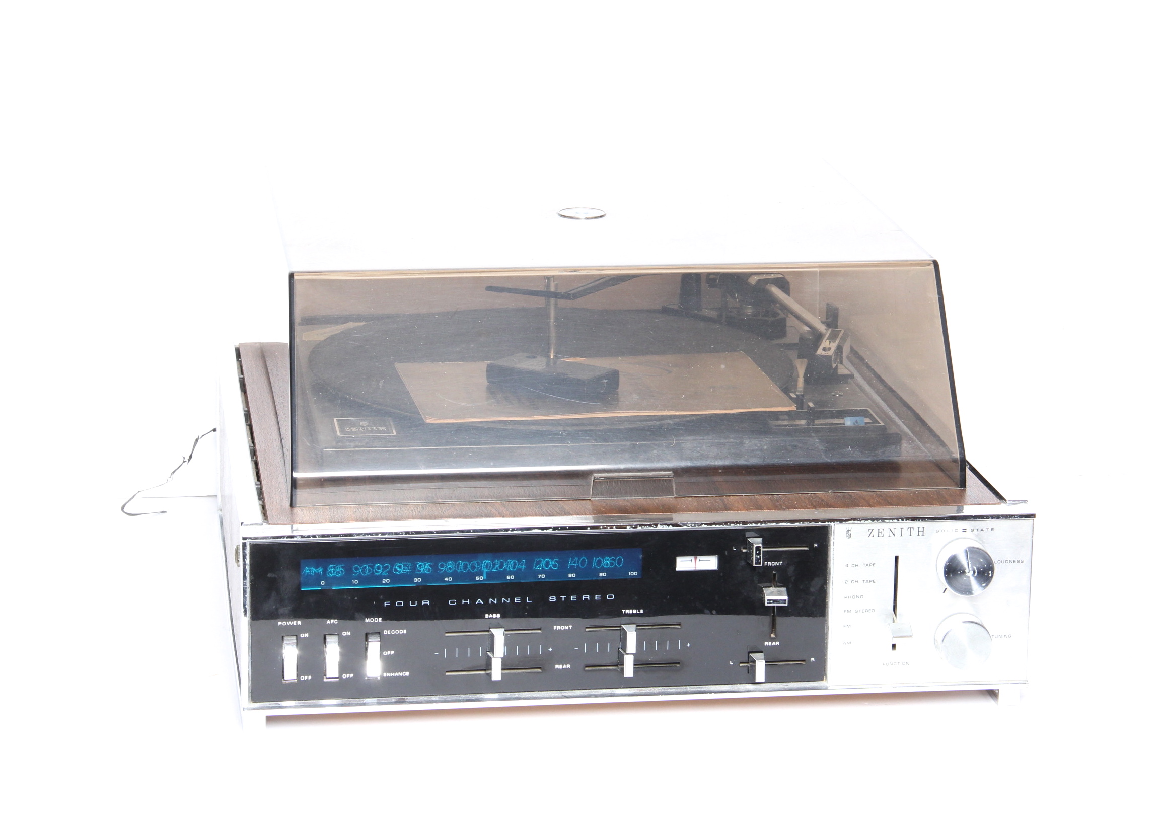 Zenith Phonograph and Tuner with Fisher Speakers