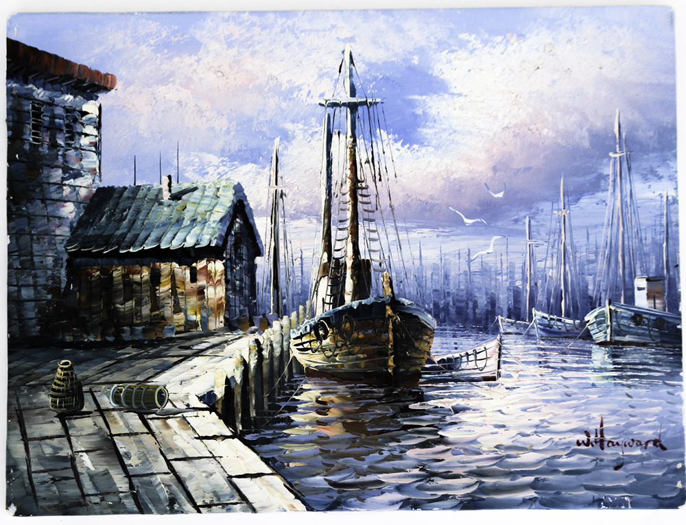 Original Oil Painting by W. Hayward