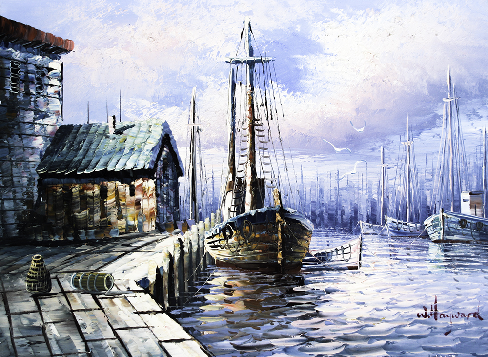 Original Oil Painting by W. Hayward