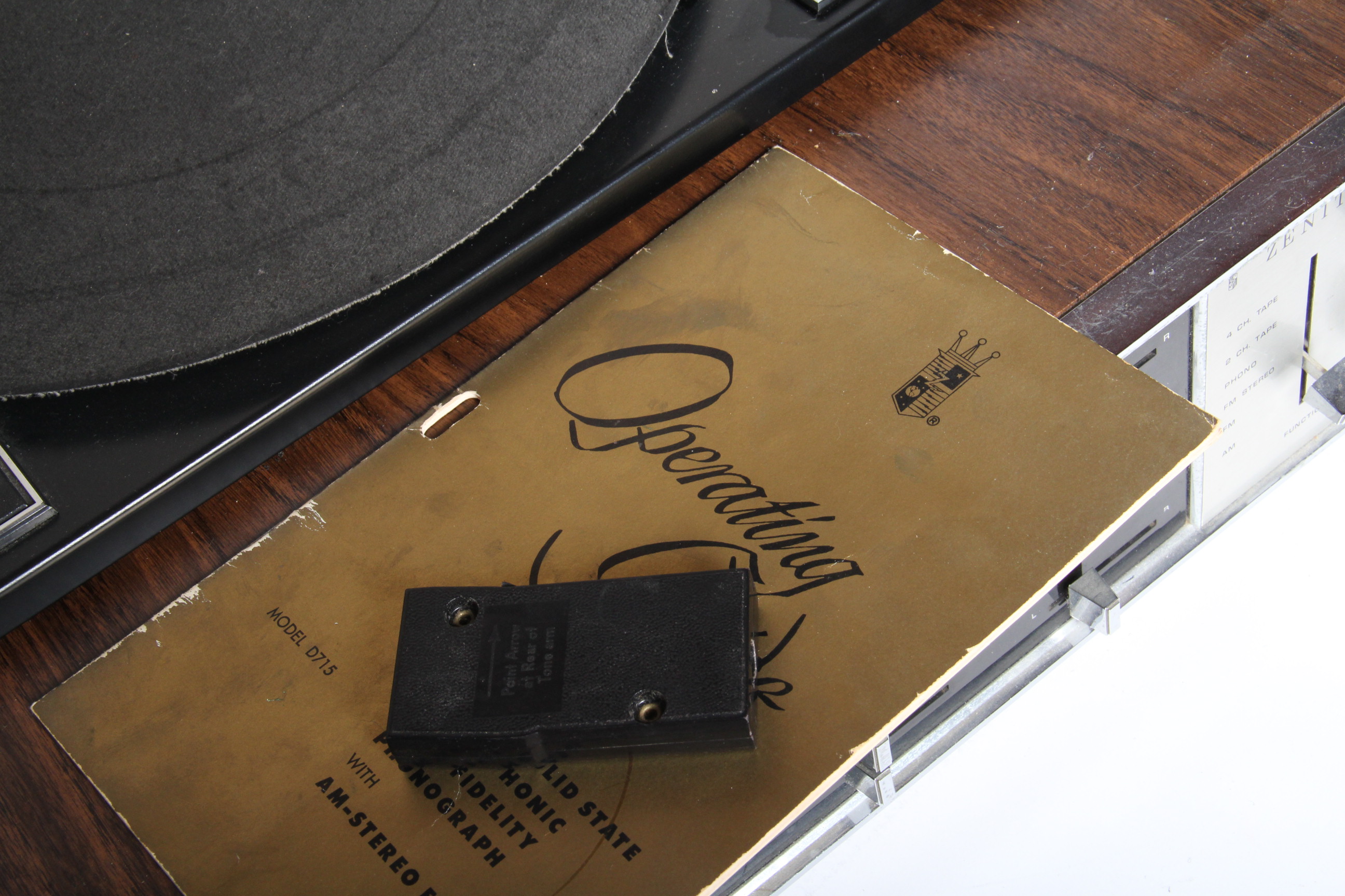 Zenith Phonograph and Tuner with Fisher Speakers