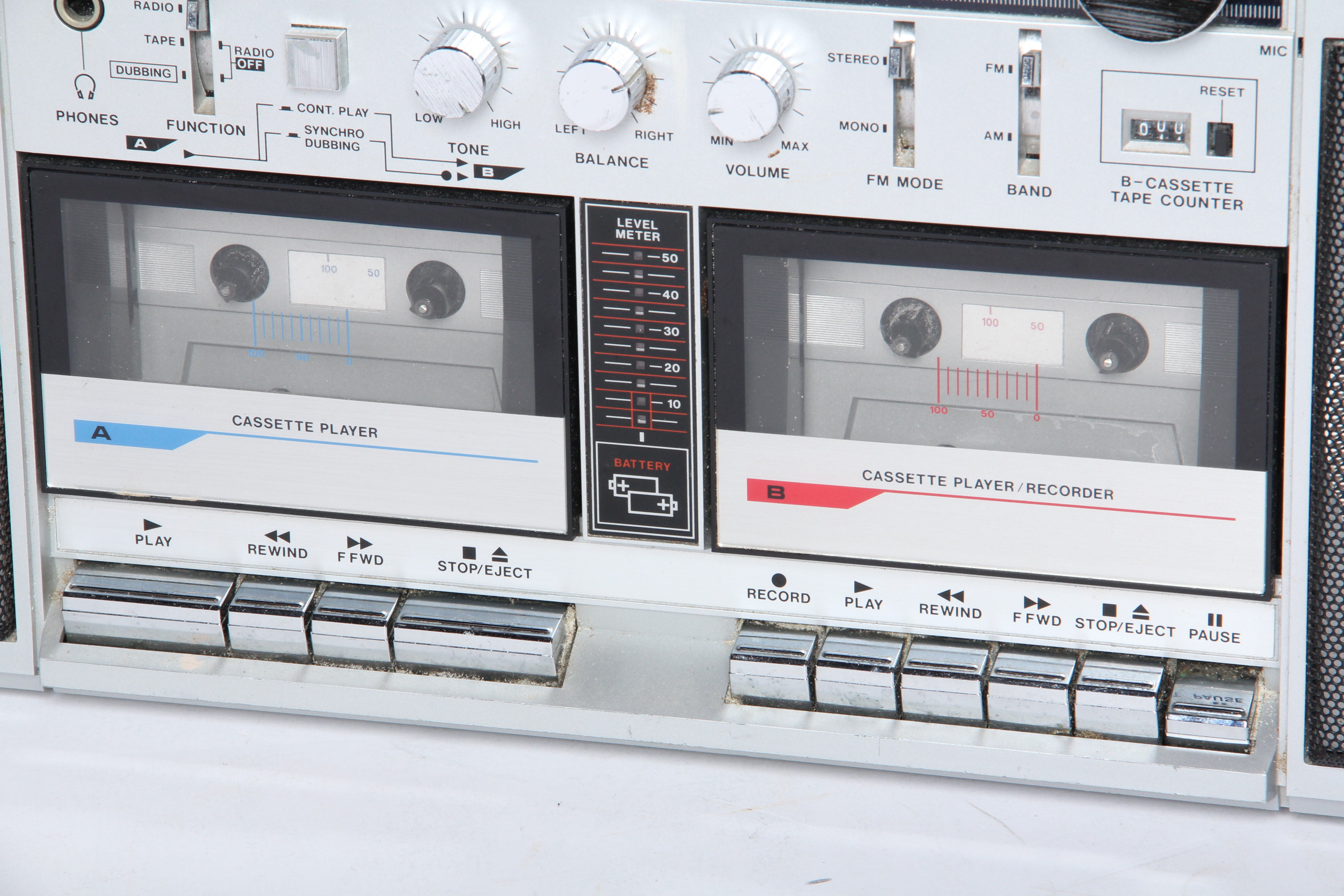 Sears Radio and Double Cassette Recorder