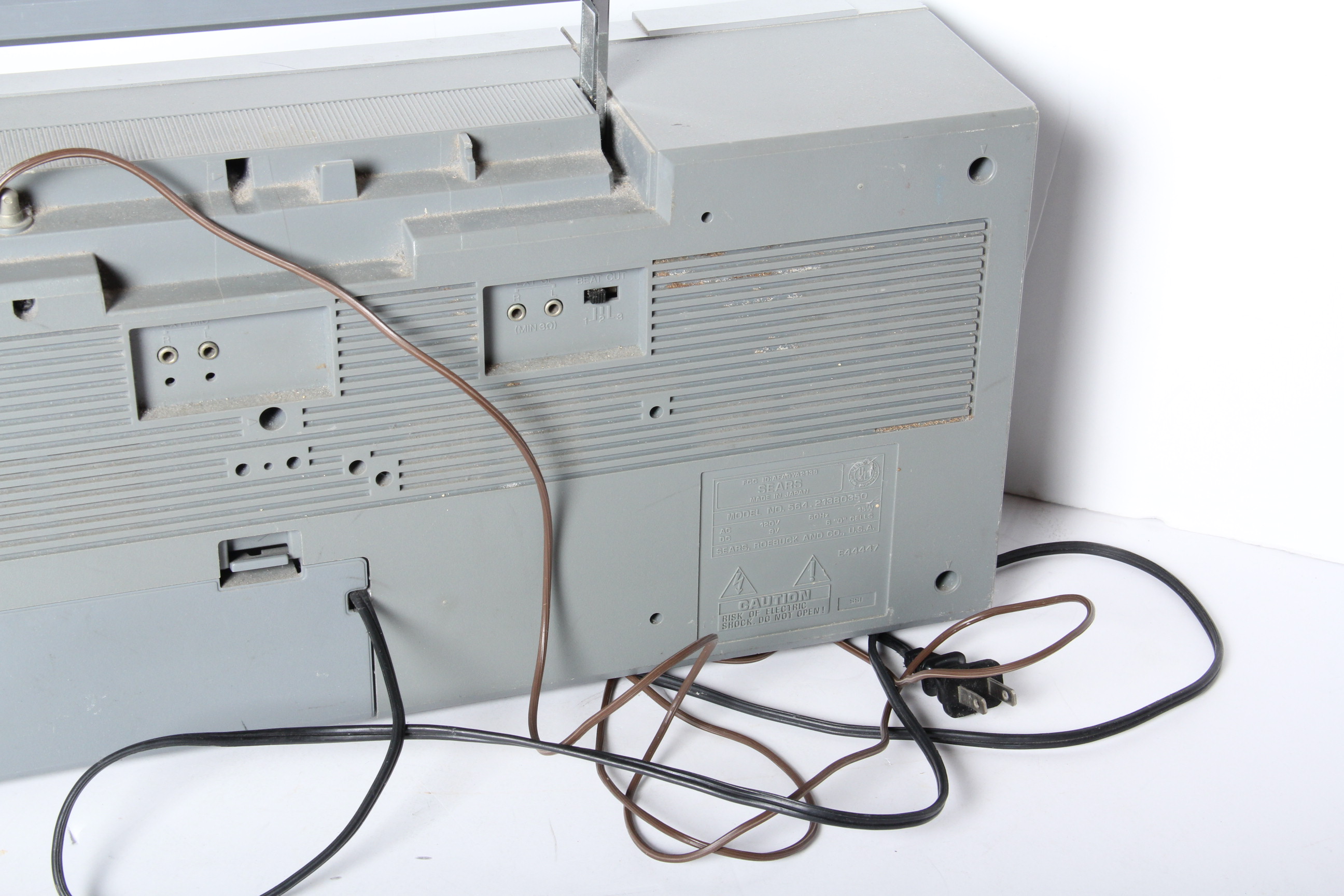 Sears Radio and Double Cassette Recorder