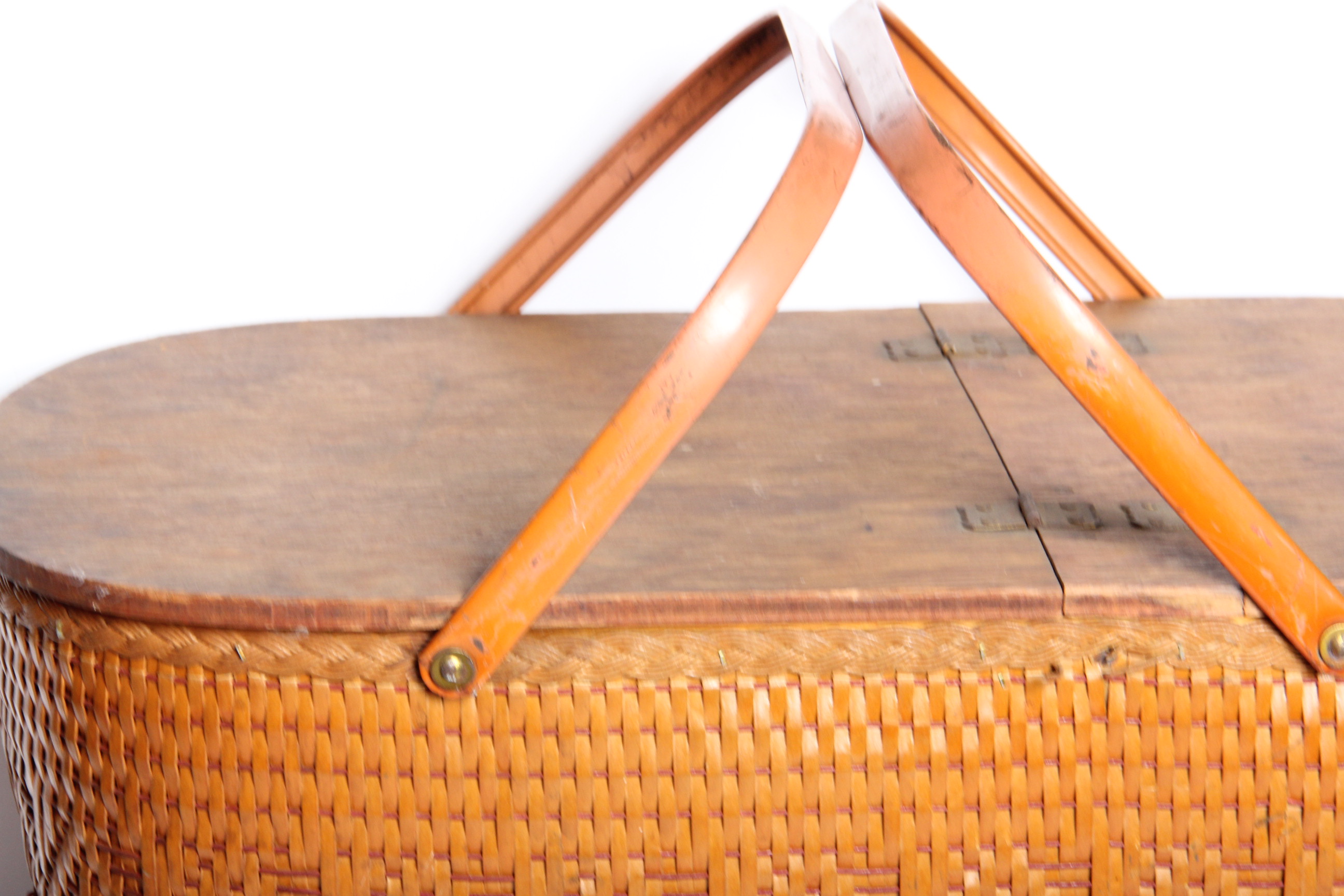 Redmon Woven Picnic Basket